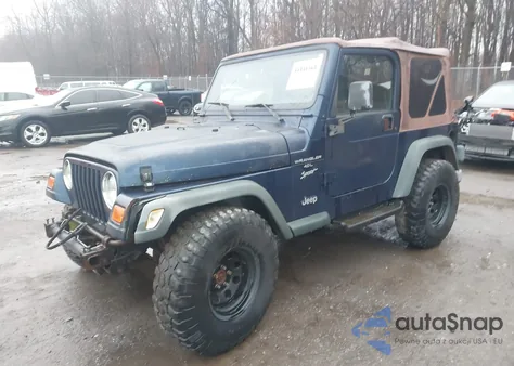 2000 Jeep Wrangler Sport from USA, damaged, VIN 1J4FA49S1YP716728